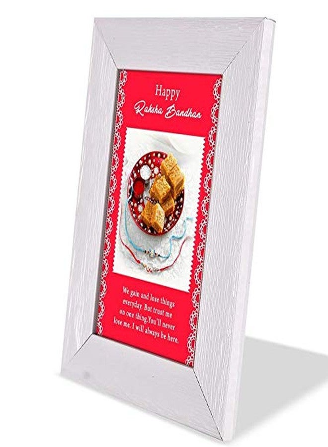 Alwaysgift DAZZLING OM RAKHI Happy Raksha Bandhan Quotation frame & Belt Combo - Image 2