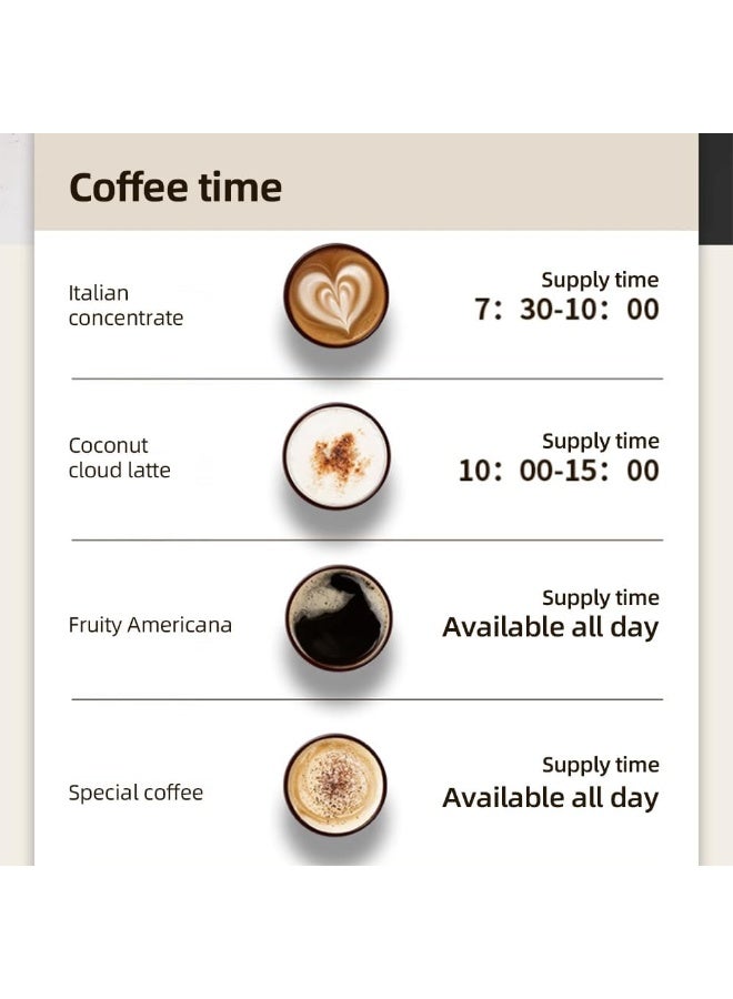 Denx 2 in 1 Electric Coffee Machine with Automatic Milk Frothing System 1400W 20Bar Mini Coffee Maker with Portafilter, Single and Double Serve Filter Basket Smart for Latte Espresso Cappuccino - Image 5