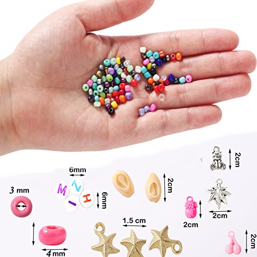 YITOHOP مجموعة خرز زجاجي YITOHOP 8800+ قطعة 4 مم 12/0 48 لون - Image 4