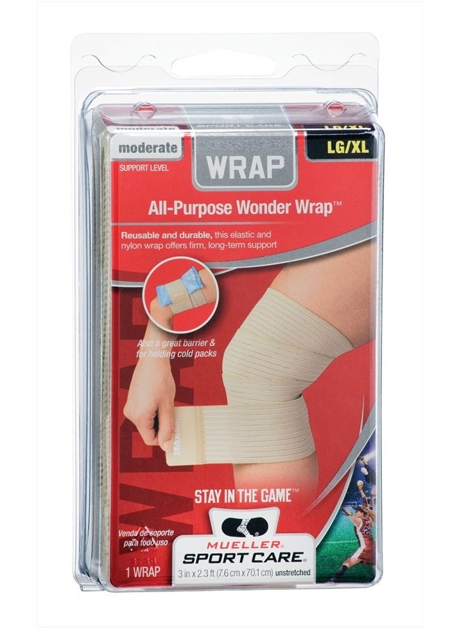 Mueller Mueller Beige Elasticated Wonder Wrap - L/XL  - Image 3