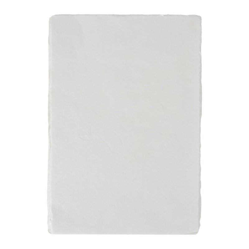 ALCRAFT Pack of 50 Sheets of Watercolor Paper of 150 GSM - Virgin Cotton - Handmade Paper with Deckle Edges - 8 X 6 Inches (20X15 cm) - Image 1