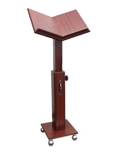 Generic A movable wooden Qur’an stand adjustable 95 cm Brown  - Image 2