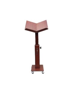 Generic A movable wooden Qur’an stand adjustable 95 cm Brown  - Image 3
