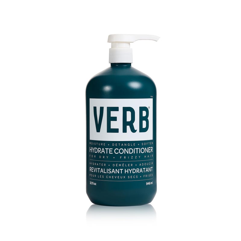 VERB Hydrate Conditioner Detangles Dry and Frizzy Hair to Reduce Frizz and Add Moisture Hair 32 oz