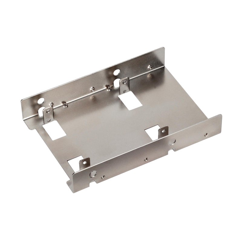 SilverStone Technology SilverStone SDP08 3.5" to 2.5" Bay Converter, Nickel-coated finish, SST-SDP08 - Image 1