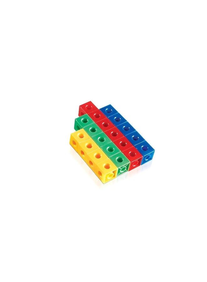 hand2mind Snap Cubes, Math Linking Cubes, Plastic Cubes, Snap Blocks, Color Sorting, Connecting Cubes, Math Manipulatives, Counting Cubes for Kids Math, Math Cubes, Math Counters (Set of 100) - Image 1