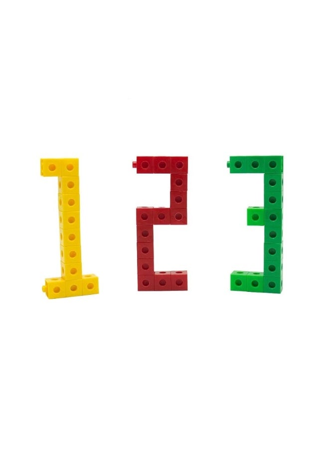 hand2mind Snap Cubes, Math Linking Cubes, Plastic Cubes, Snap Blocks, Color Sorting, Connecting Cubes, Math Manipulatives, Counting Cubes for Kids Math, Math Cubes, Math Counters (Set of 100) - Image 4