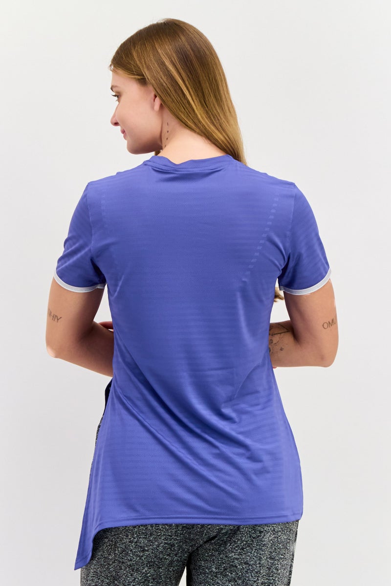 PUMA Women Sportswear Fit Short Sleeve Training T-Shirt, Blue - Image 4