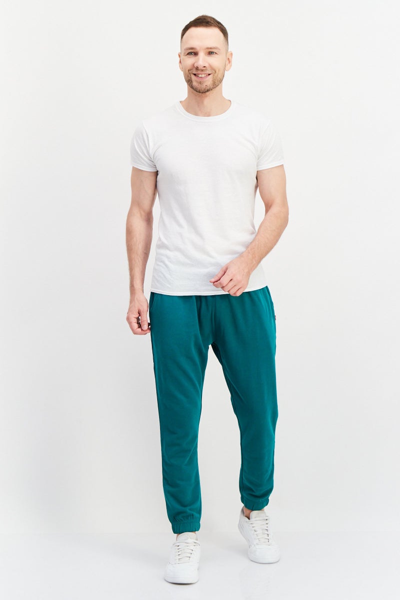 Levi's سروال جوجر للرجال بقصة عادية مع شعار العلامة التجارية، أخضر - Image 4