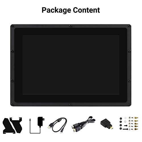 Waveshare شاشة LCD HDMI بحجم 10.1 بوصة من ويفشير مع غلاف شاشة تعمل باللمس IPS بدقة 1280x800 تدعم Raspberry Pi 3 B 2 B B A Banana Pi Pro BeagleBone Black تدعم أنظمة متعددة - Image 2