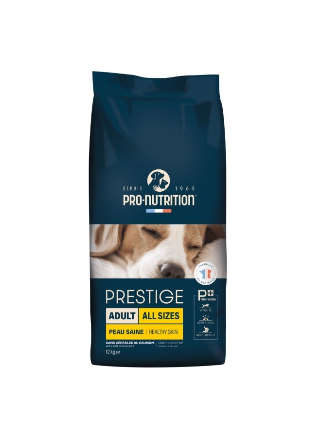 Pro nutrition Prestige Dog Adult All Size Healthy Skin Salmon 3Kg - Grain Free - Image 1