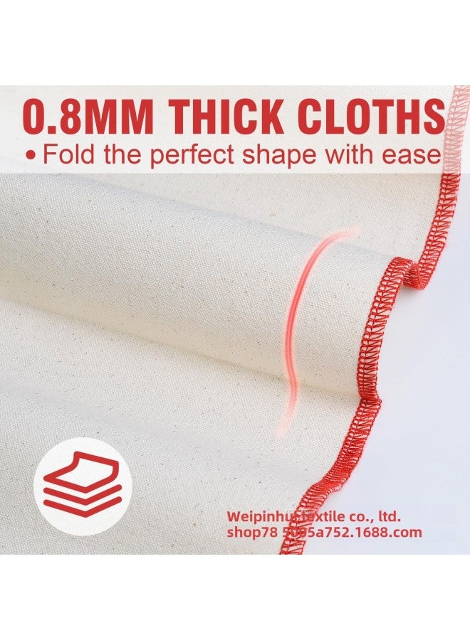 Professional Proofing Cloth Oversized Baker's Dough Placemat Cotton Baguette Non-stick Fermented Cloth-Dimensions:36*45cm - Image 3