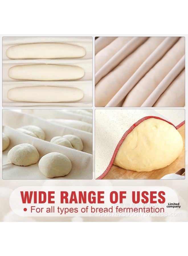 Professional Proofing Cloth Oversized Baker's Dough Placemat Cotton Baguette Non-stick Fermented Cloth-Dimensions:36*45cm - Image 2