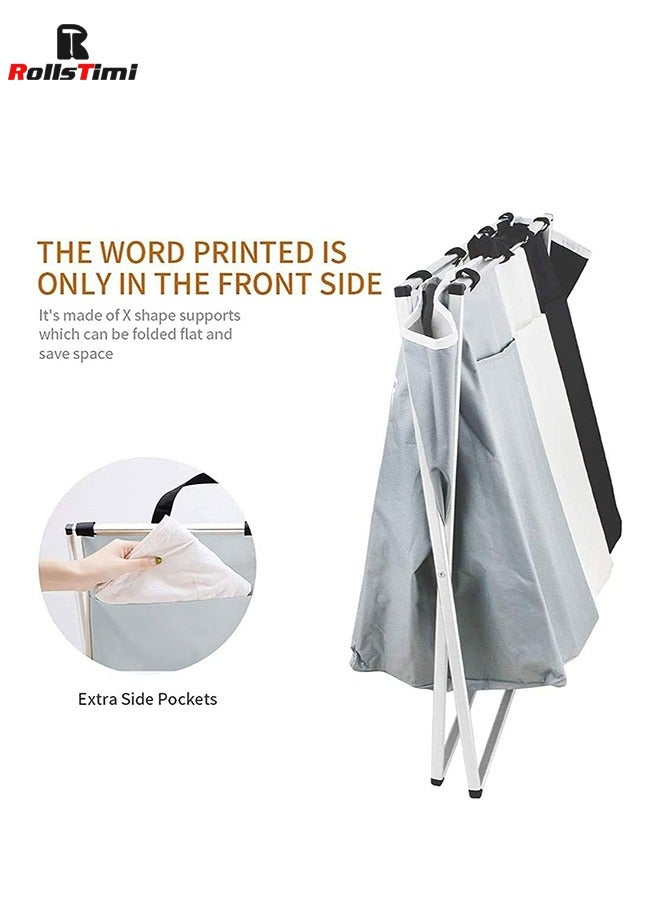 رولستيمي سلة تخزين الغسيل من 3 أقسام متعددة الألوان 137 لتر - Image 2