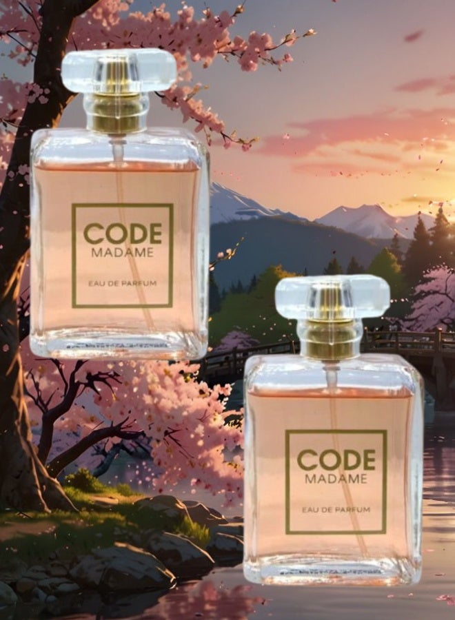 EMY 2 Pieces Code Madame Perfume 100ML - Image 1