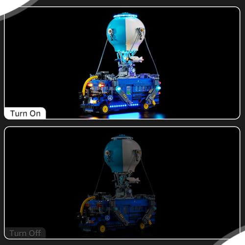 Nitemode LED Light Kit Compatible with Lego Battle Bus Fortnite 77073 Upgraded Brightness Adjustable Lighting AccessoriesNo Model - Image 5