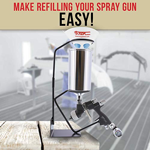 TCP Global Gravity Feed Paint Gun Holder - Wall or Bench Mount, HVLP Spray Gun Holder - Image 4