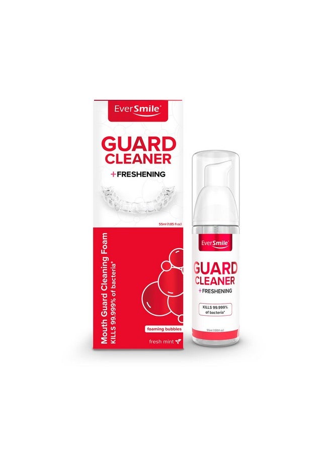 EverSmile EverSmile Guard Cleaner for Night Guards, Sleep Guards, Mouth Guards, Snore Guards, Sports Guards and Grinding Guards | Cleans & Fights Bad Breath (1 Pack - 55 ml)  - Image 1
