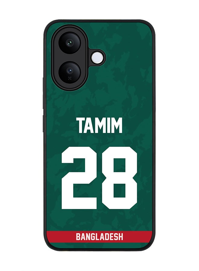Stylizedd For vivo V60 Lite 5G / V60 Lite 4G Case,Slim fit Camera Protection, Shockproof Thin Phone cover  - Bangladesh Tamim Iqbal, Jersey No 28 - Image 1