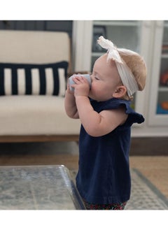 ezpz Kids Sippy Cup Tiny Cup (Sage) 100% Silicone Training For Infants Designed By A Pediatric Feeding Specialist 6 Months Above  - Image 4