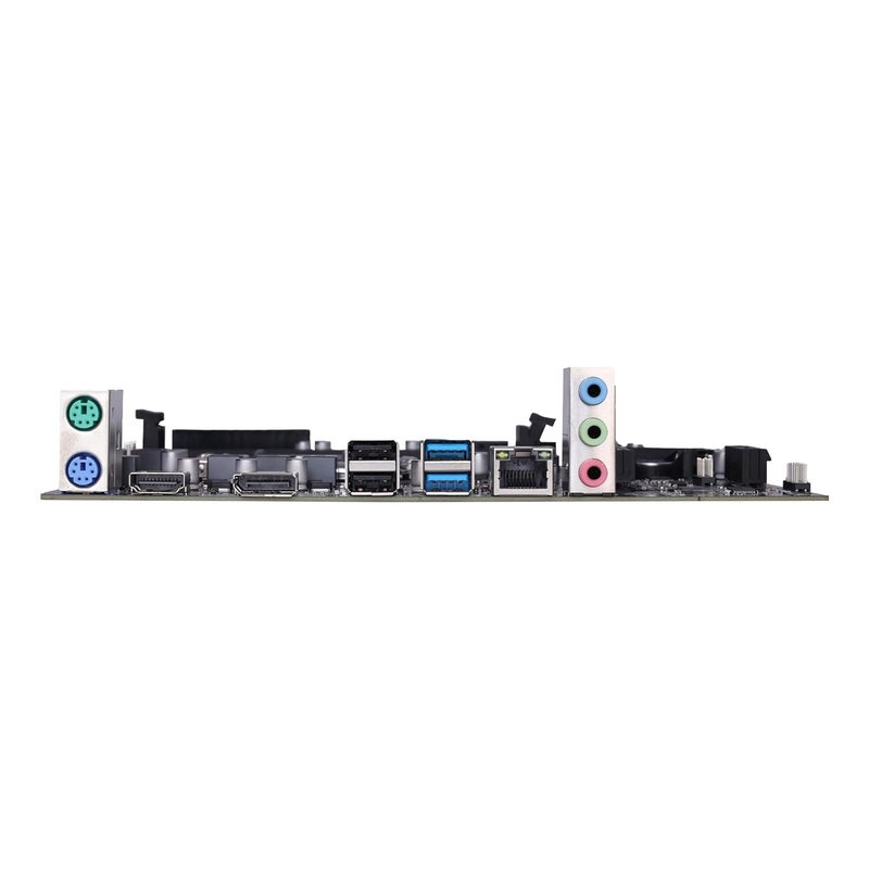 ZEBRONICS لوحة أم H310 D4M2 Micro-ATX لفتحة LGA 1151، تدعم معالجات إنتل من الجيل 8 و 9، فتحة NVMe M.2، صوت 5.1، DDR4 2666 ميجاهرتز، منافذ (RJ45 | SATA | USB 3.0 | HDMI | DP) - Image 3