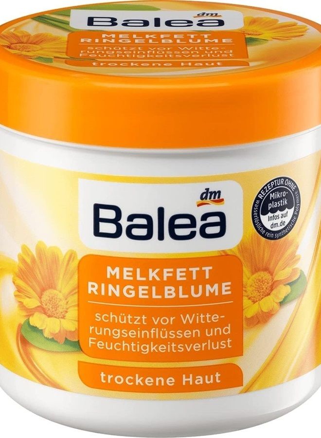 Milk Fat Marigold, 250 ml, Cares for Dry, Stressed or Cracked Skin, Vegan - German Product