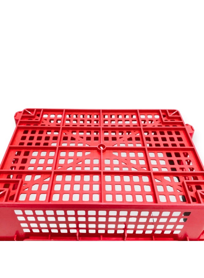 SNH Frozen Crate | Food-Grade Plastic Storage Crate for Bread, Fruits, Vegetables, Fish & Dairy | Stackable Ventilated Basket for Home, Grocery, Bakery & Commercial Use | Heavy-Duty Storage Bin for Kitchen & Delivery | Multipurpose Carrier Box - Image 5