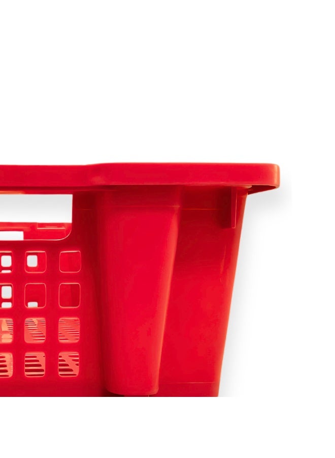 SNH Frozen Crate | Food-Grade Plastic Storage Crate for Bread, Fruits, Vegetables, Fish & Dairy | Stackable Ventilated Basket for Home, Grocery, Bakery & Commercial Use | Heavy-Duty Storage Bin for Kitchen & Delivery | Multipurpose Carrier Box - Image 4