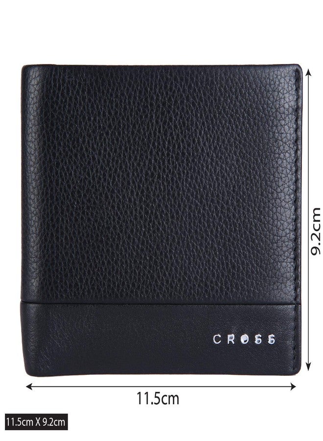 Cross Black Men's Wallet Stylish Genuine Leather Wallets for Men Latest Gents Purse with Card Holder Compartment (AC948799_3-1) - Image 4