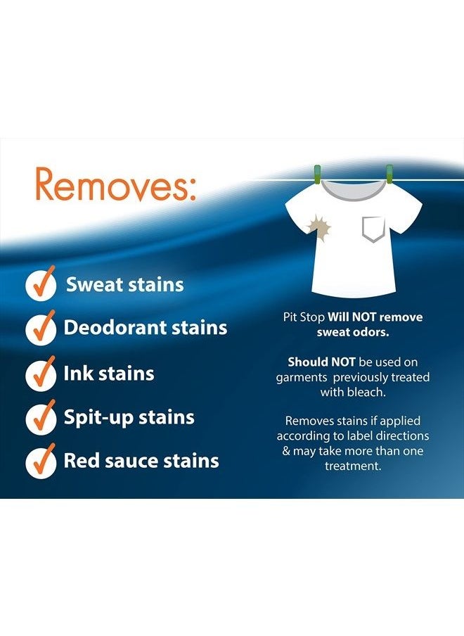 Pit Stop - Sweat Stain & Deodorant Stain Remover, Multi-Stain & Multi-Purpose Formulated Spray, Safe for All Fabrics - 16 Ounces - pzsku/Z44D58A763F2137FF84CBZ/45/_/1681142176/df3624b9-d3e2-4bca-a6e4-a62c318800f8