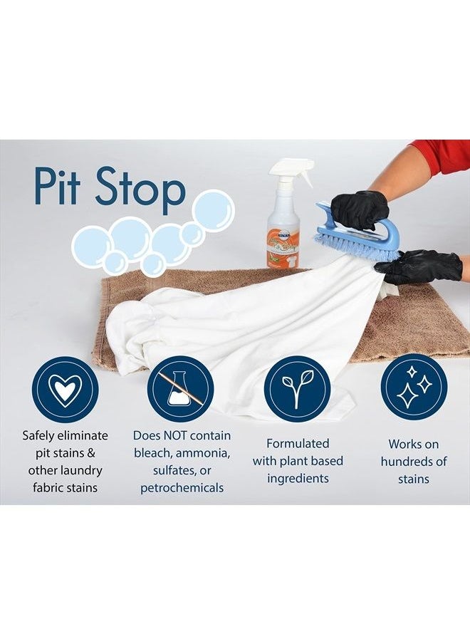 Pit Stop - Sweat Stain & Deodorant Stain Remover, Multi-Stain & Multi-Purpose Formulated Spray, Safe for All Fabrics - 16 Ounces - pzsku/Z44D58A763F2137FF84CBZ/45/_/1681142178/3bb57710-1994-4691-840b-ea0808e4bd56