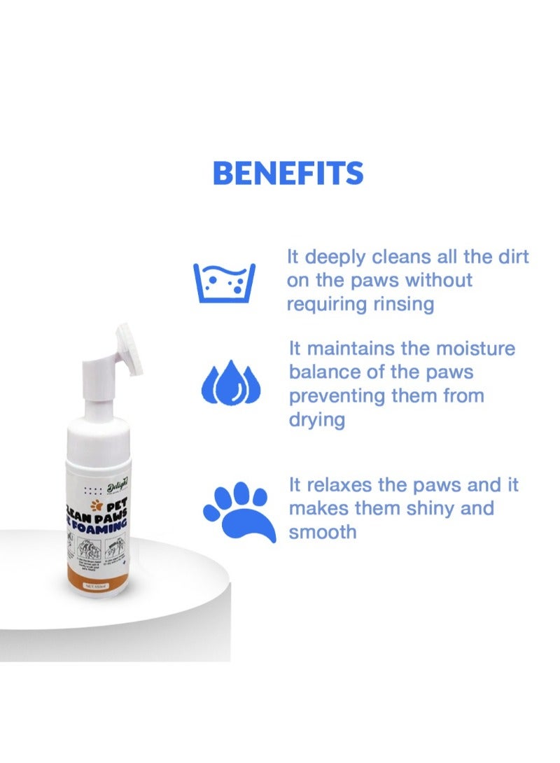 Delight Pet Paw Cleaning Foam - Image 2