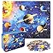 LELEMON 100 Pieces Jigsaw Puzzles for Kids Ages 48 Solar System Planets Educational Puzzles Boys Girls Children Learning Educational Puzzles Portable Box Pack Toy - Image 2
