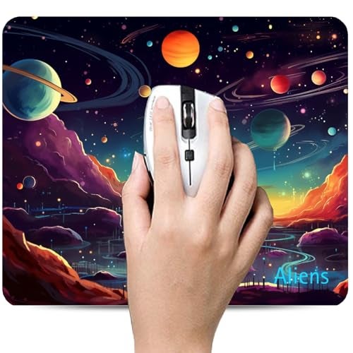 Aliens Mouse Pad for Computer, Laptop, Smooth Premium Cloth Surface, Non-Slip Rubber Base, Speed and Precision Operation Compatible with Laser and Optical Mouse, Gaming, Office, Home 230x190mm (SP-15) - Image 4