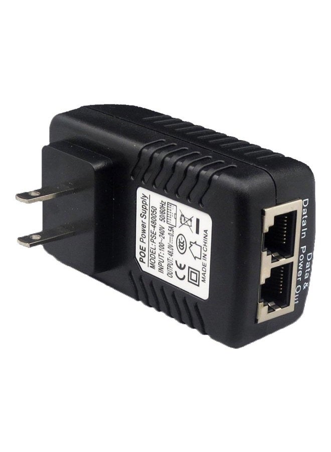 ANVISION 2-Pack 48V 0.5A Passive PoE Power Supply Injector Ethernet Adapter with Wall Plug IEEE 802.3af Compliant 10/100Mbps for IP Voip Phones, Cameras, AP and More - Image 2