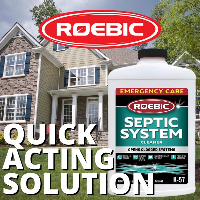 Roebic K-57-Q Septic System Cleaner: 32 Ounces, Cleans and Maintains Septic Systems for Optimal Performance - Image 2