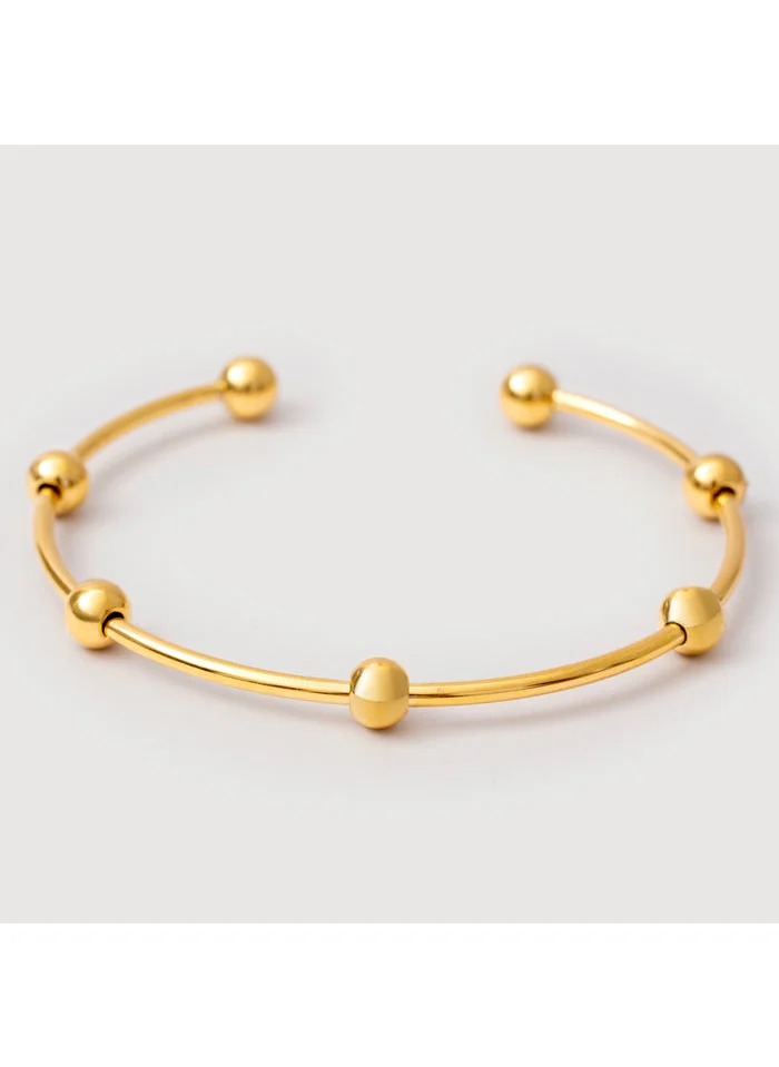 noya 18K Gold Plated Adara Gold Bangle Bracelet