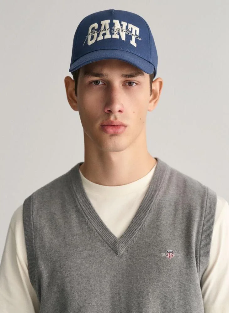 غانت Gant Arch Script Cotton Twill Cap
