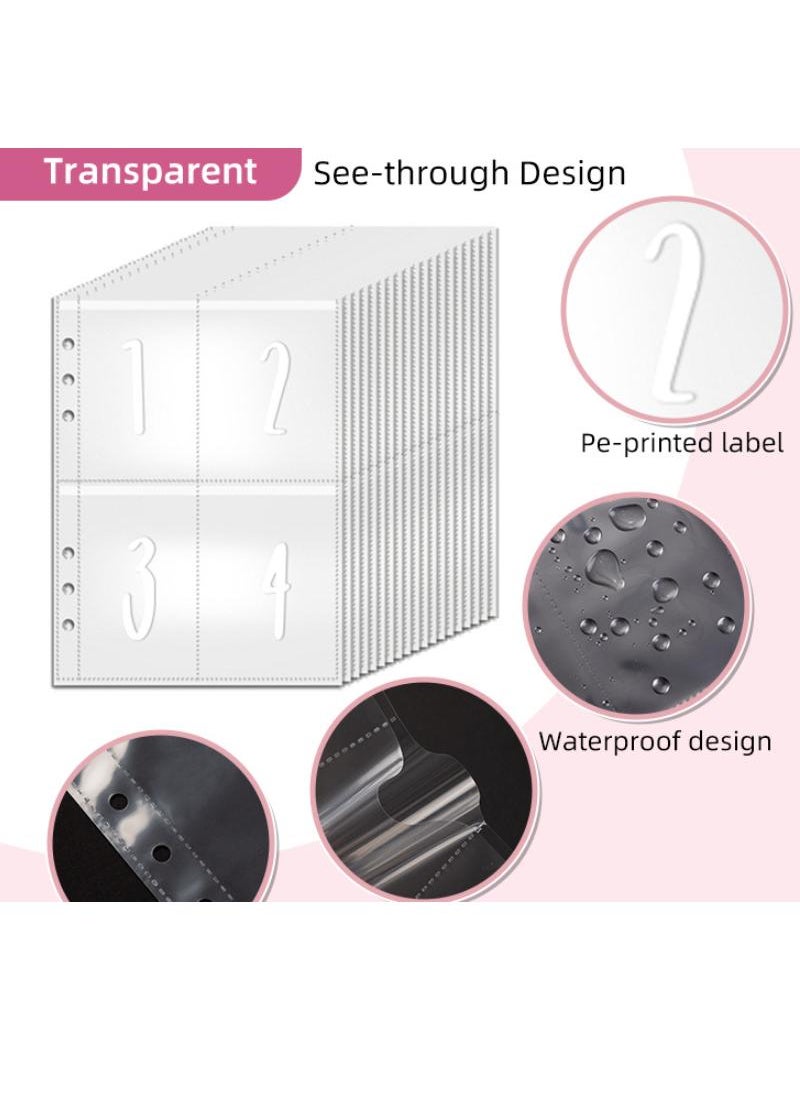 Y&D - 100 Envelopes Money Saving Challenge 100 Envelope Challenge Binder 100-Day Envelope Challenge Kit Money Saving Binder Easy and Funny Way to Save Budget Planner Savings Book - Image 1