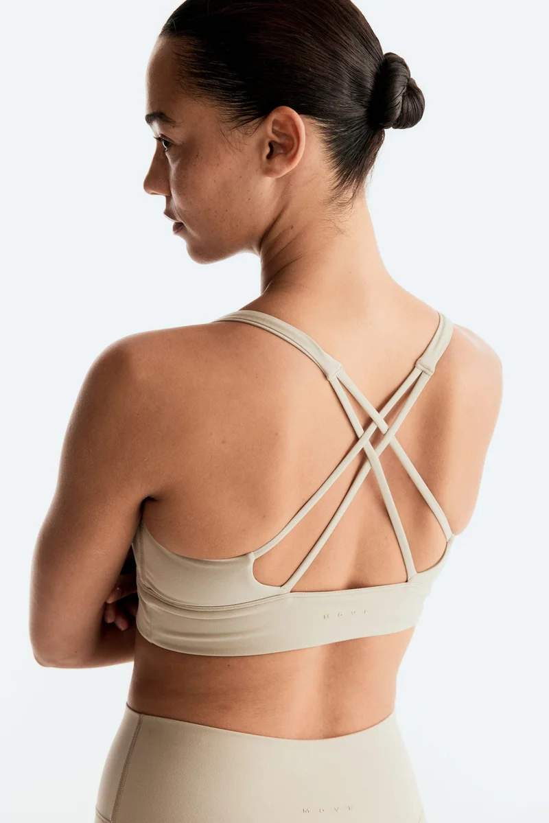 H&M  Medium Support Sports bra with SoftMove™ for Women | Best Price UAE