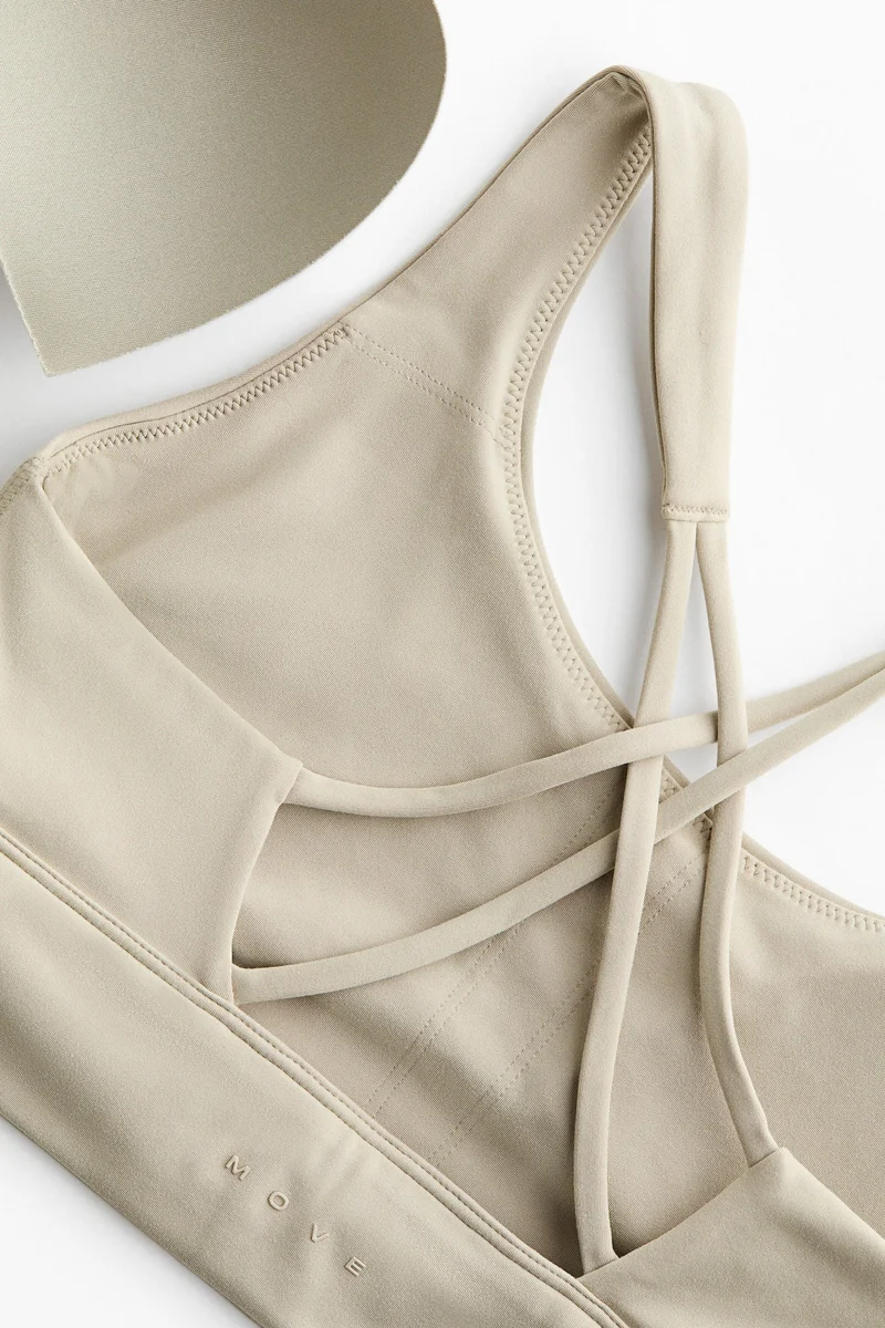 H&M  Medium Support Sports bra with SoftMove™ for Women | Best Price UAE