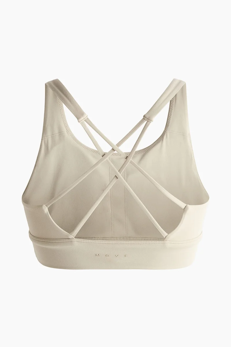H&M  Medium Support Sports bra with SoftMove™ for Women | Best Price UAE