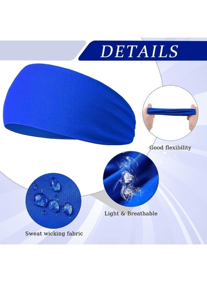 ChicAbode 10 Pcs Boys Headbands, Athletic Sweatbands, Elastic Sports Wicking Headband, Boys Hair Band Hair Accessories, Keeps Your Child Dry and Comfortable, Head Wrap for Boys Sports Kid - Image 4