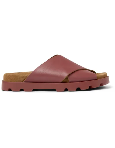 Camper Brutus Women Flat Sandals - Red