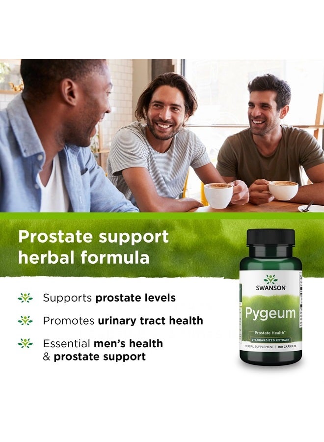 SWANSON بيجيوم - مكمل عشبي يعزز صحة البروستاتا لدى الرجال، وصحة المثانة، وصحة المسالك البولية - مكمل صحة الرجال - (100 كبسولة، 125 ملغ لكل منها) عبوتان - Image 3