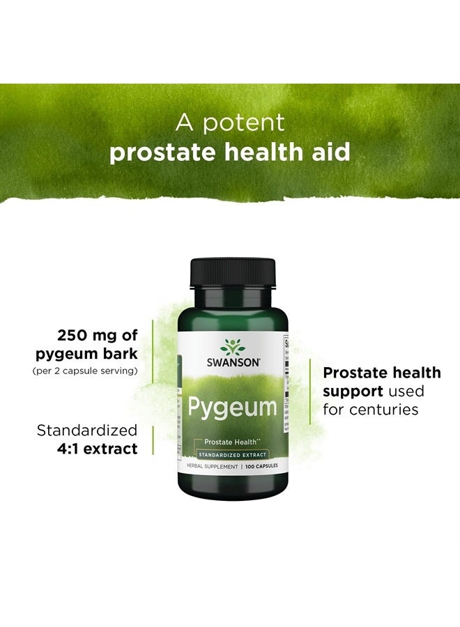 SWANSON بيجيوم - مكمل عشبي يعزز صحة البروستاتا لدى الرجال، وصحة المثانة، وصحة المسالك البولية - مكمل صحة الرجال - (100 كبسولة، 125 ملغ لكل منها) عبوتان - Image 4