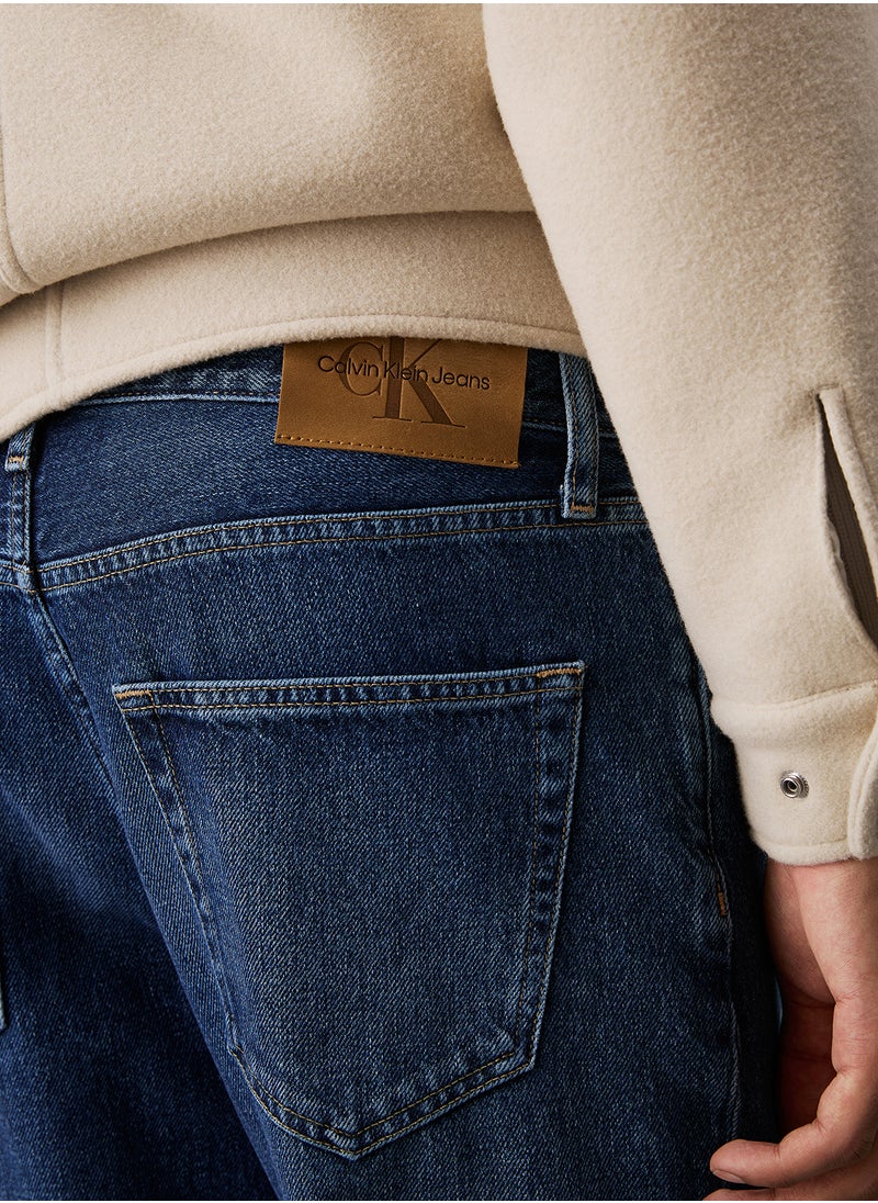 Calvin Klein Jeans Straight Fit Mid Wash Dad Jeans  - Image 3