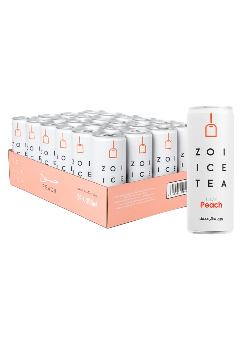 Zoi Ice Tea Peach Ice Tea - Image 1