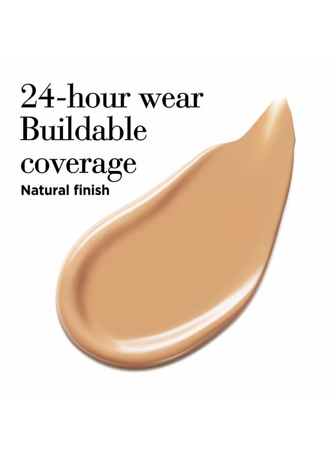 Elizabeth Arden فونداسيون للعناية بالبشرة بلمسة نهائية مثالية مع حمض الهيالورونيك، فيتامين C و E، 320N (بشرة متوسطة مع درجات محايدة)، 1 أونصة سائلة. - Image 2