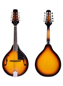 SHELTER Vintage A-Style Mandolin String Instrument 8 Strings With Adjustable Bridge - Sunburst  - Image 2